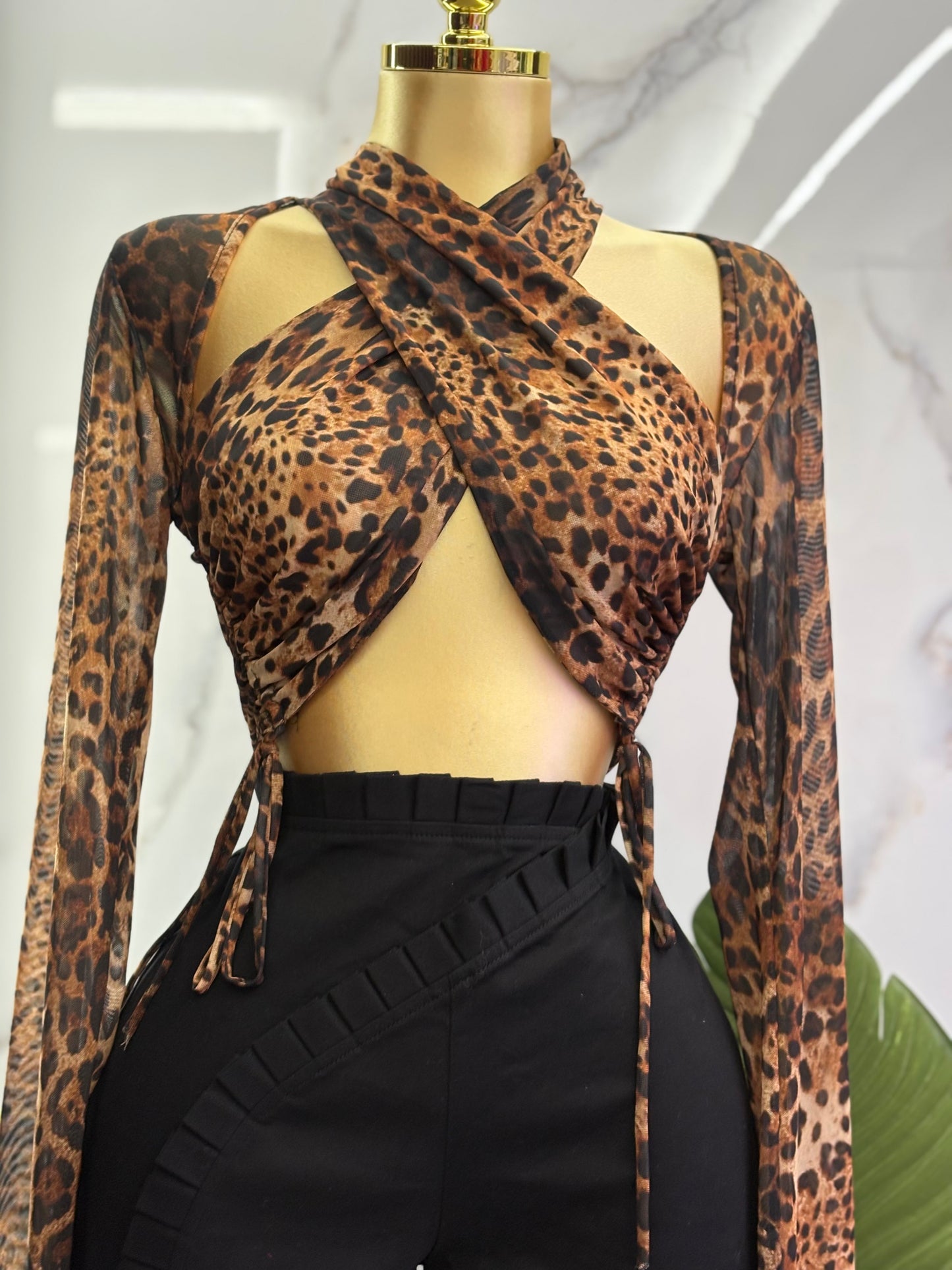 Animal print Sexy Top