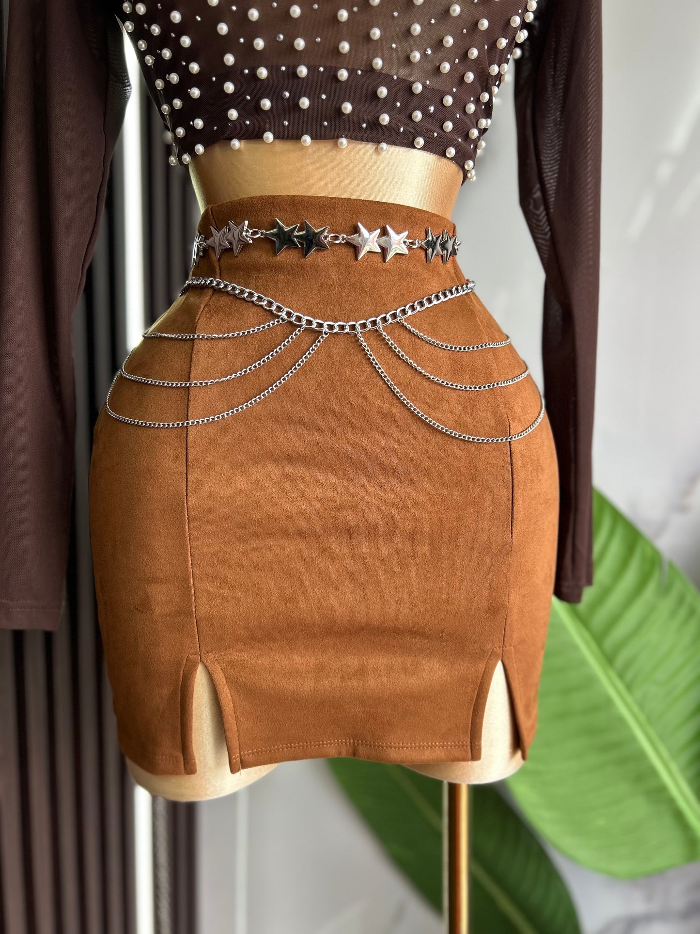 Brown Skirt