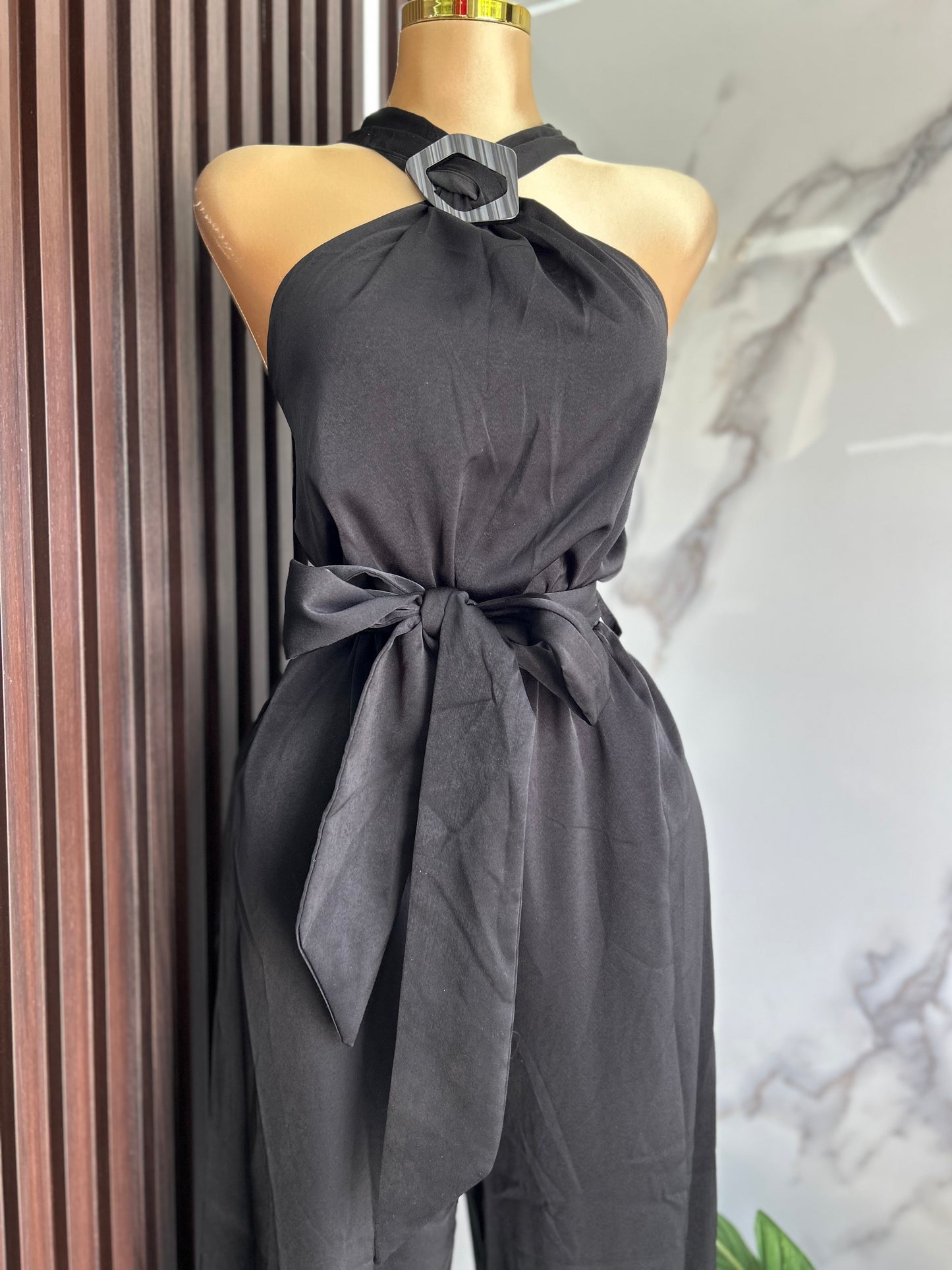 Angelica Black Jumpsuit