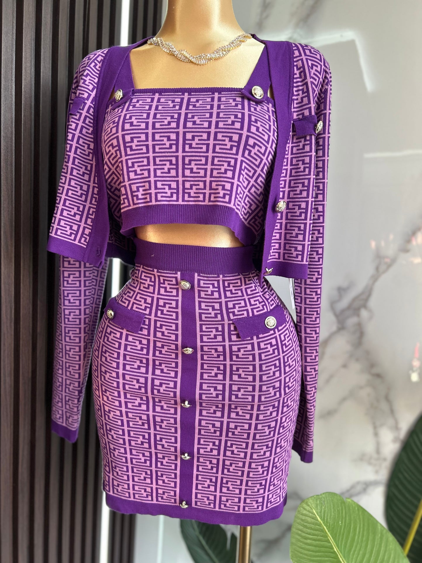 Set 3 piezas Violeta