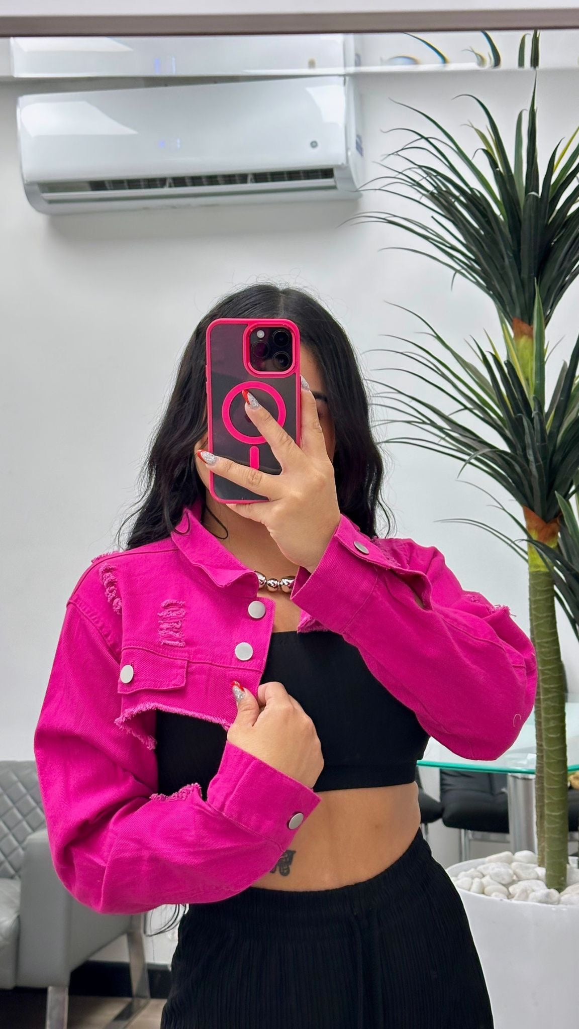 Crop Denim Jacket (2 colors)