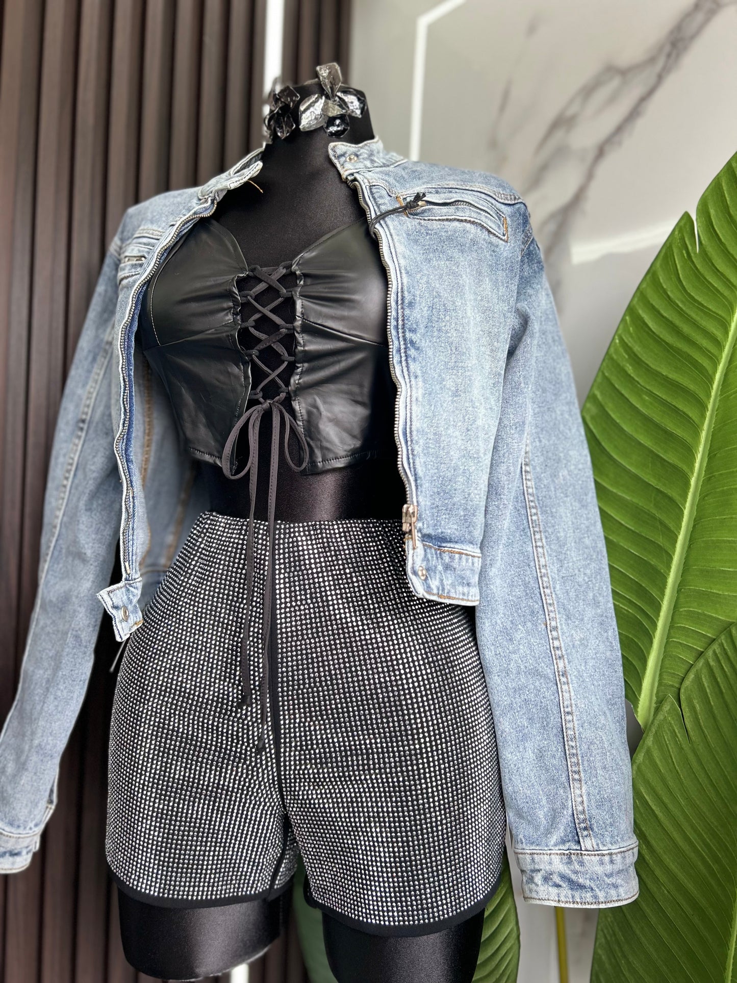 Black Crop Top