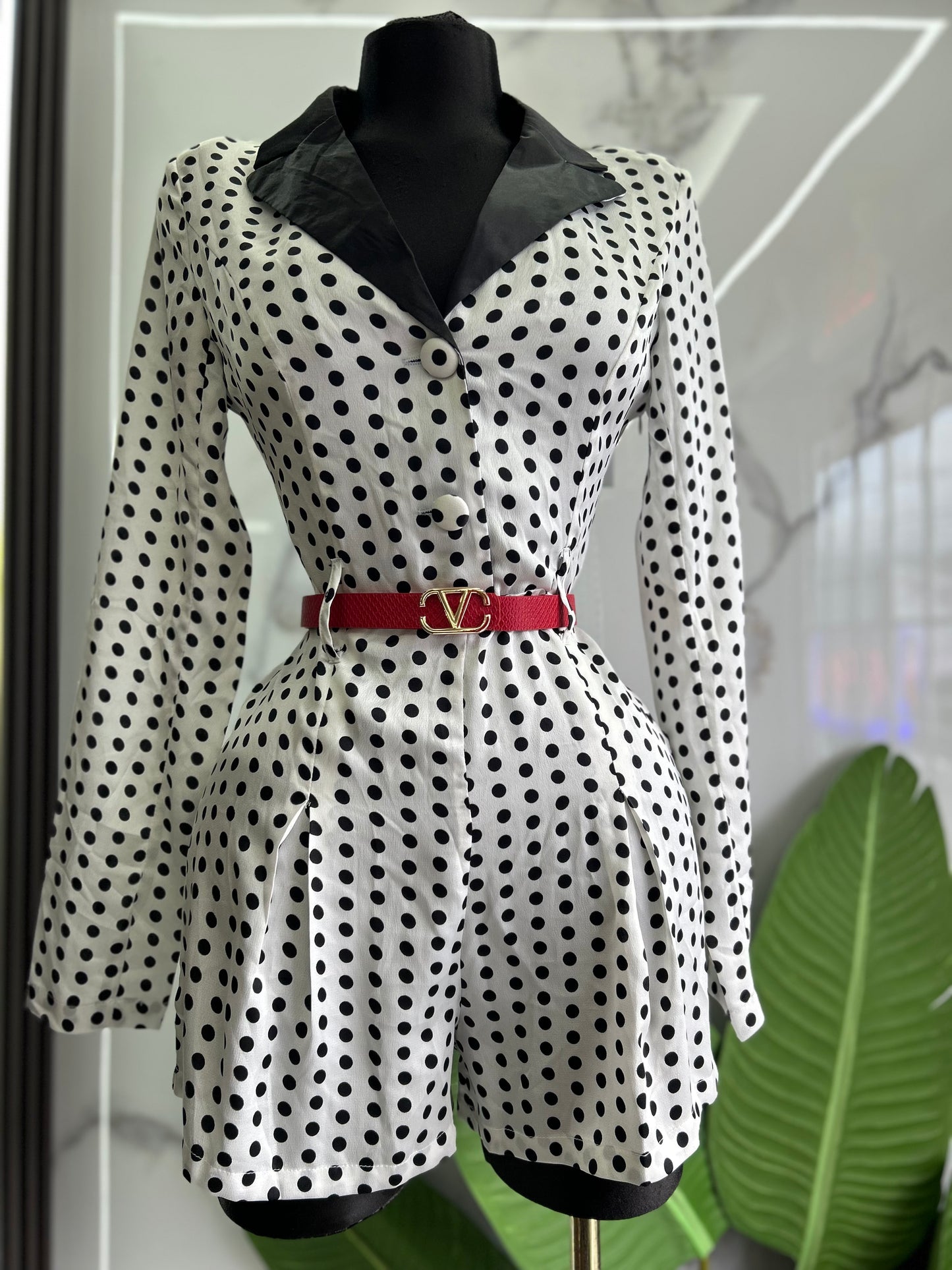 Polka dots romper