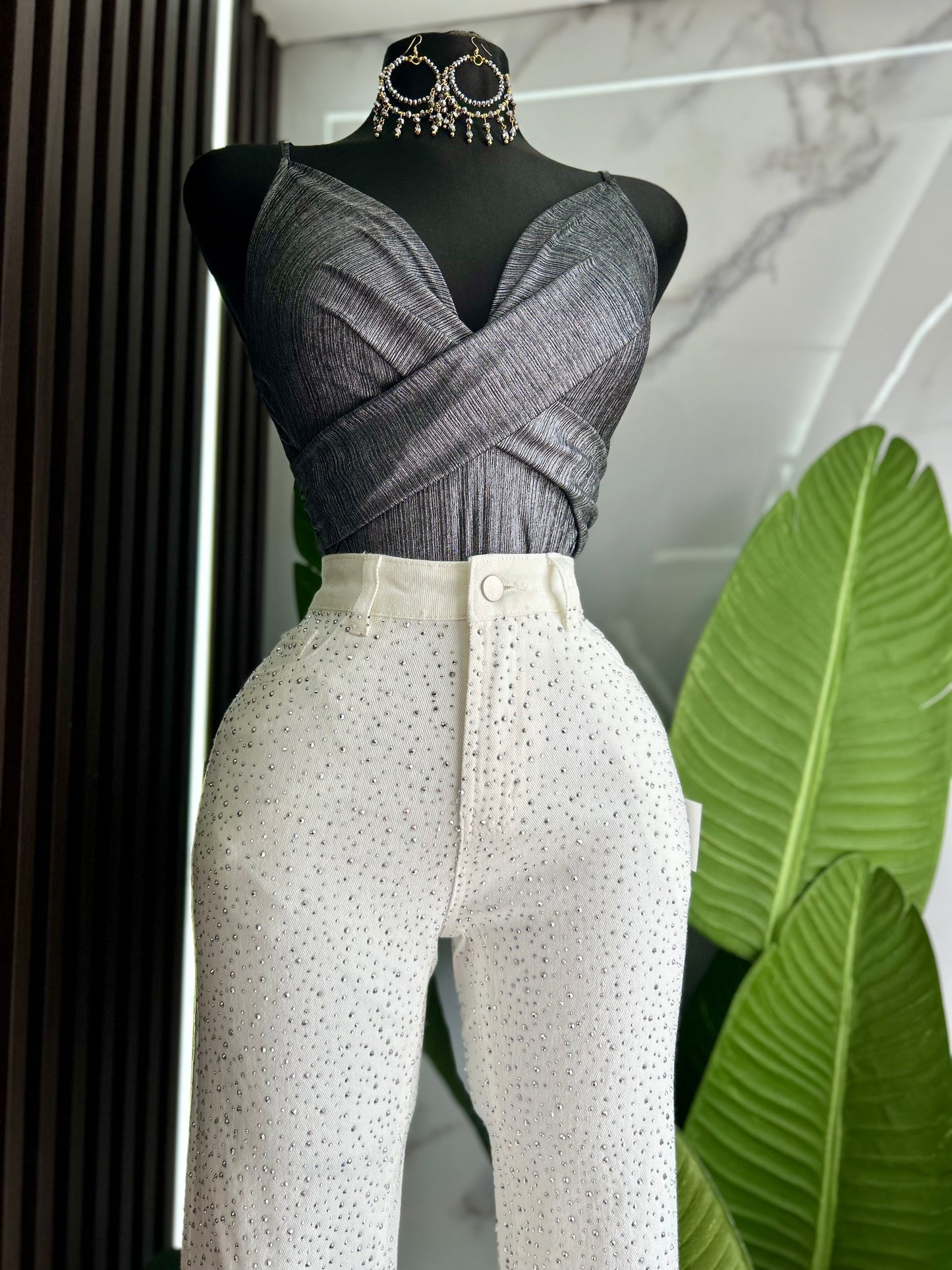 Silver BODYSUIT
