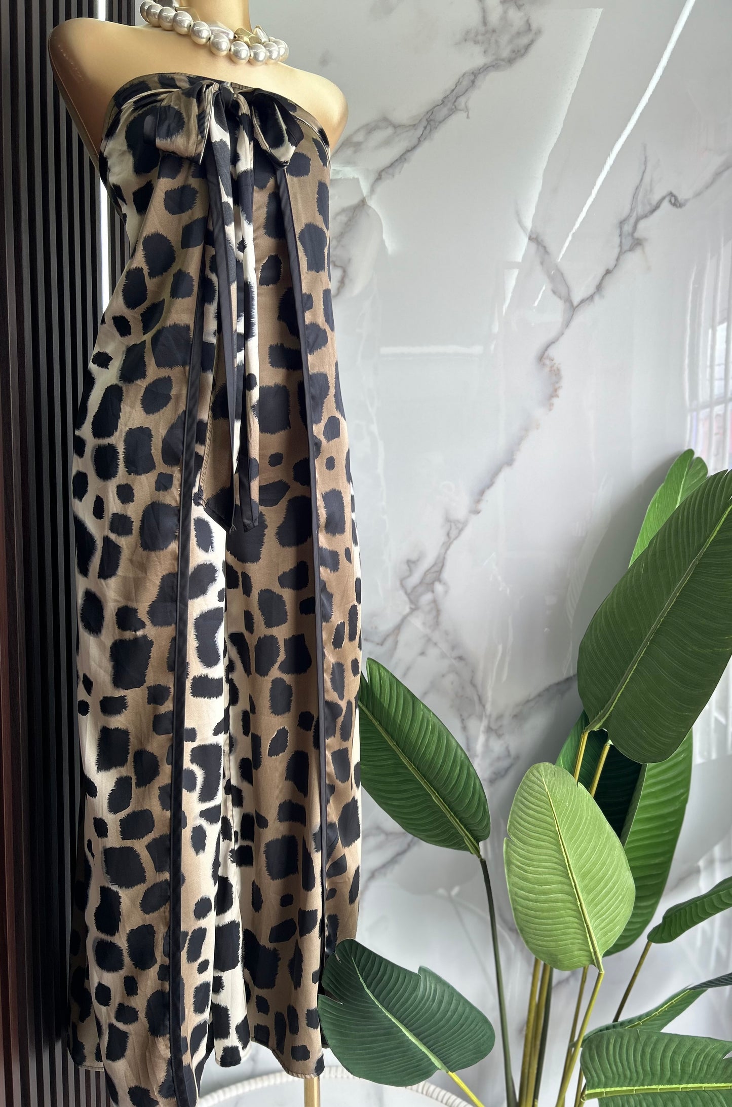 Animal Print Jumpsuit