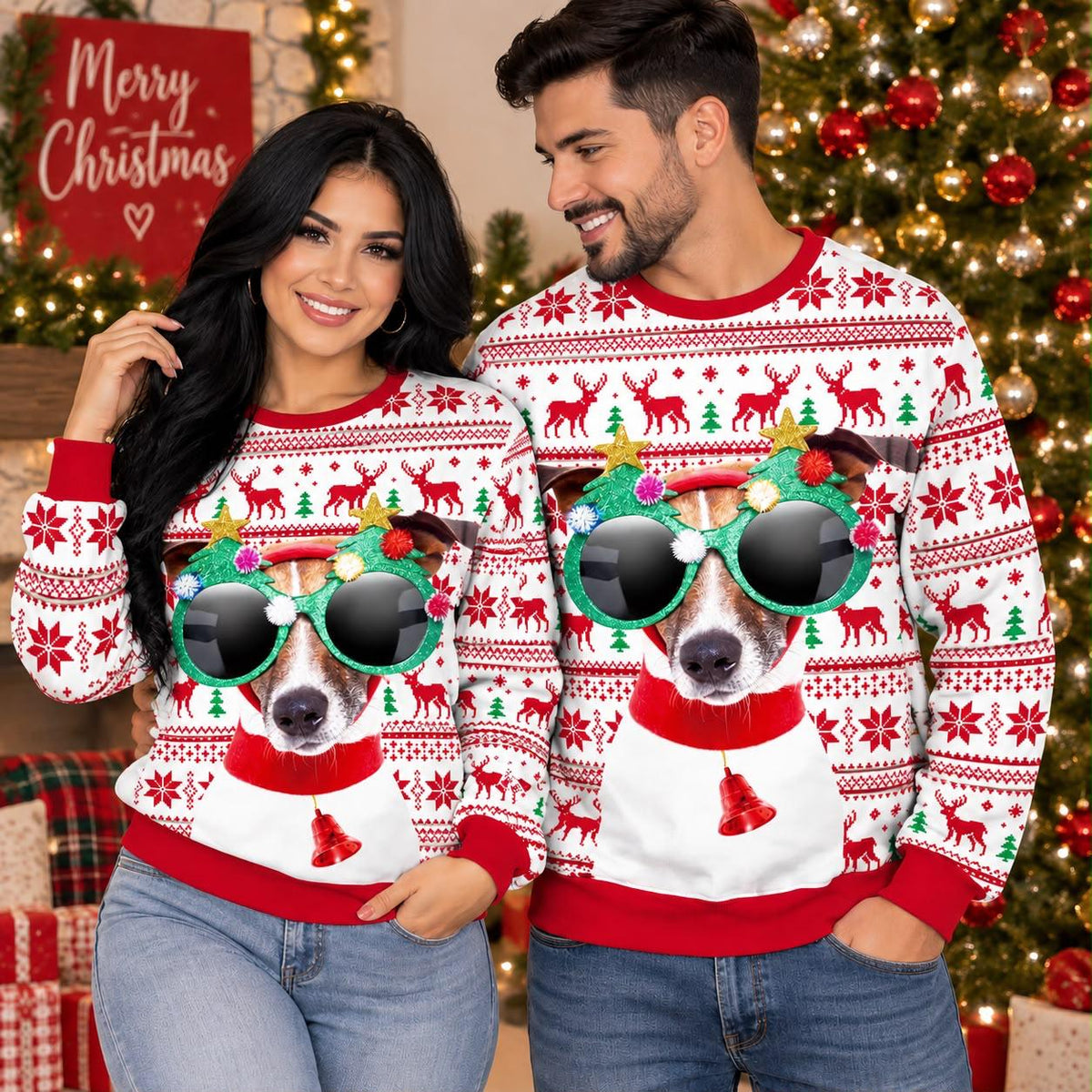Ugly sweater dog