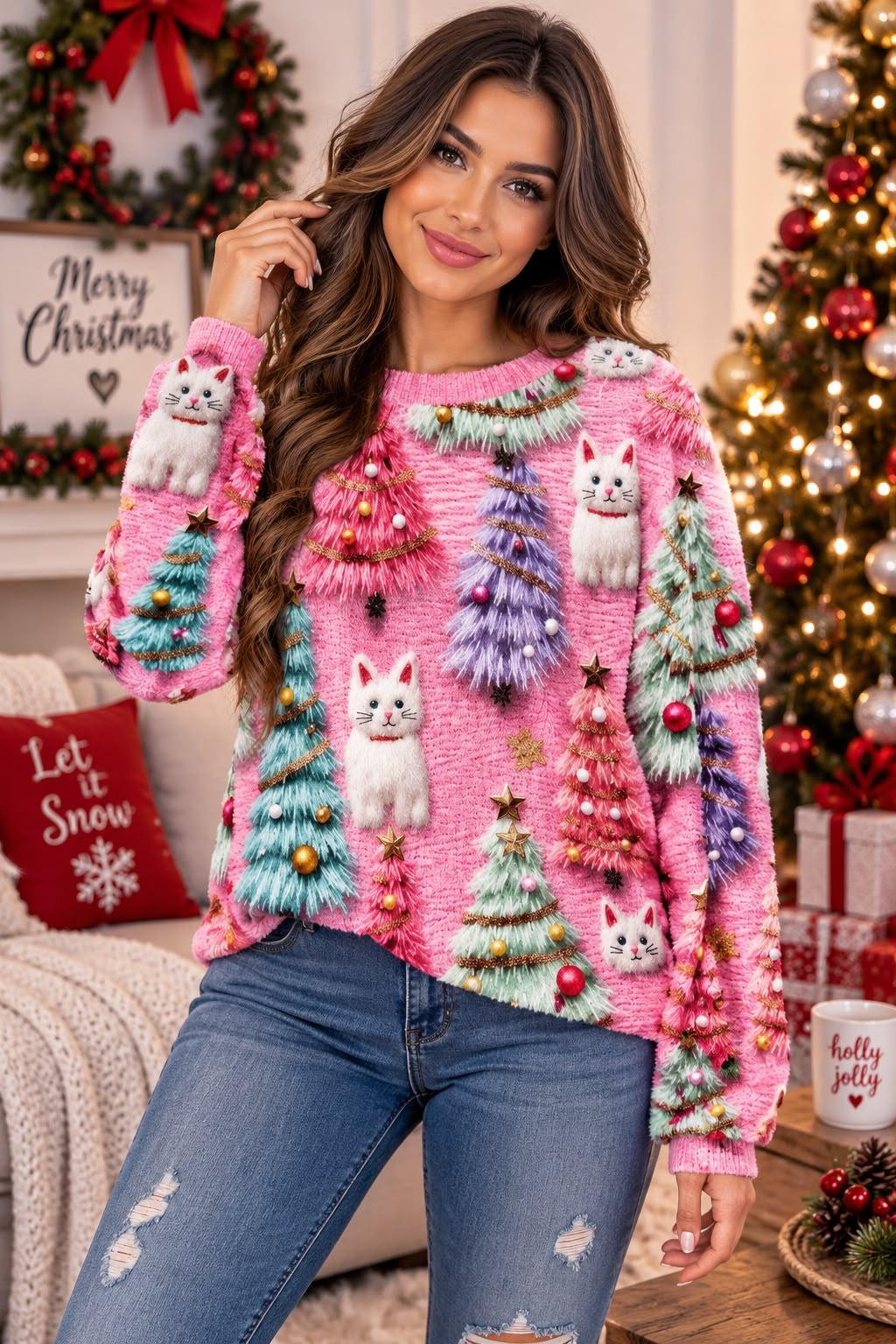 Ugly sweater cats