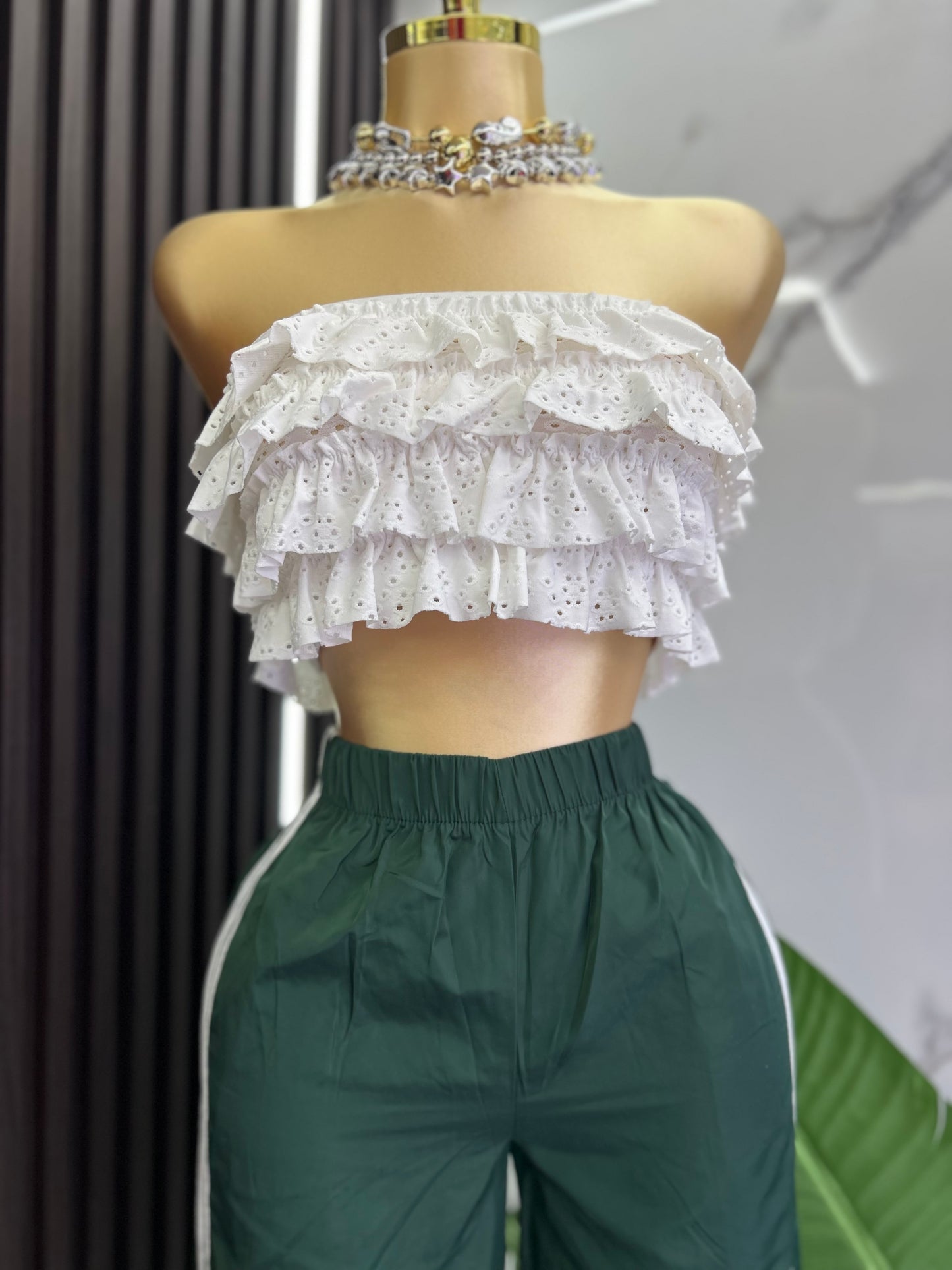 Oval Crop Top