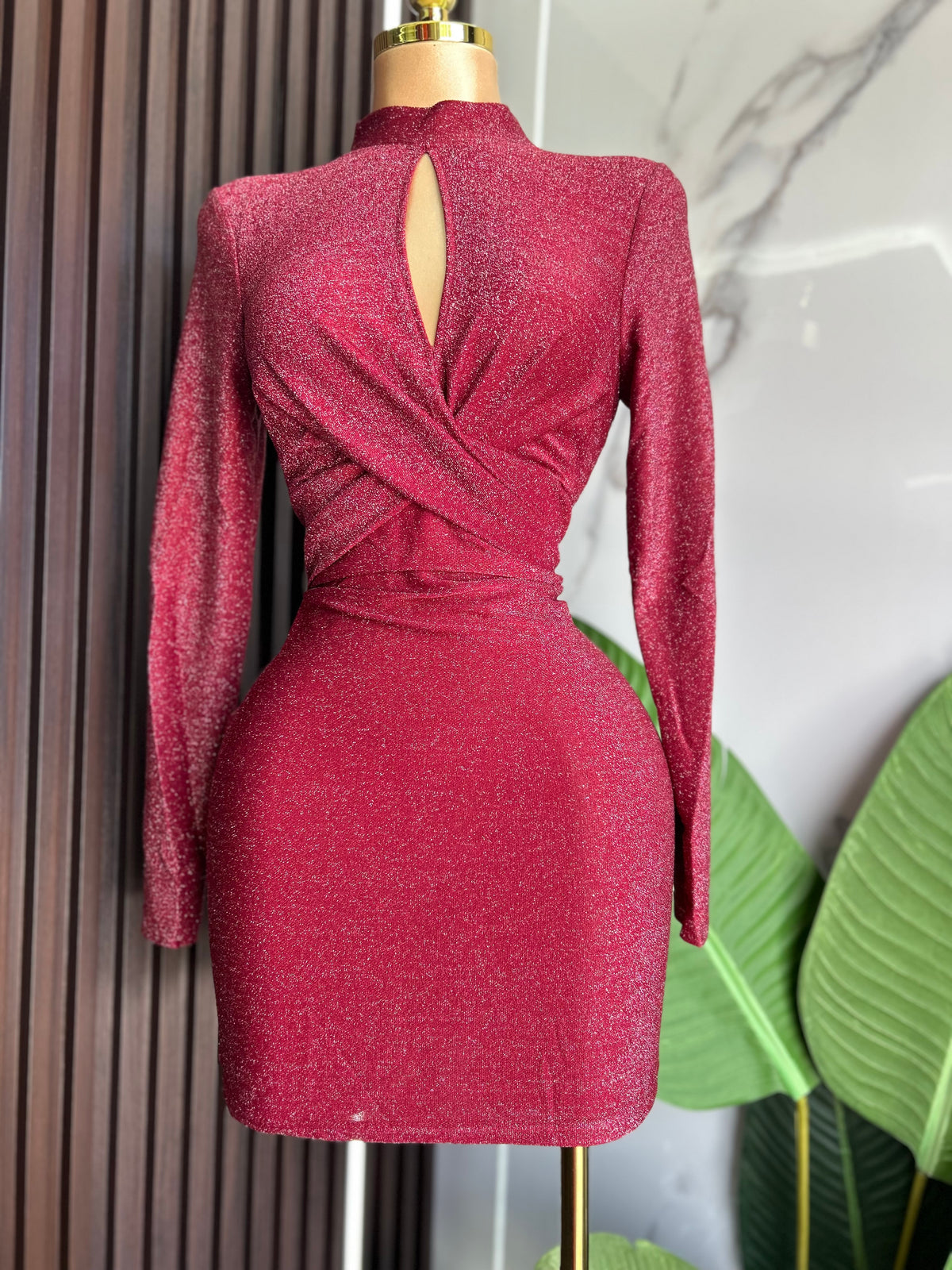 Vestido manga larga