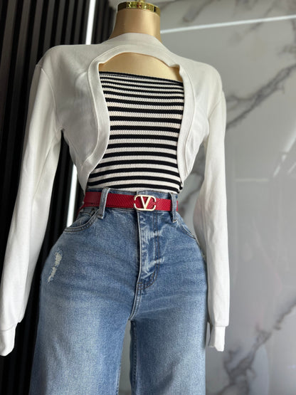 Black & White top