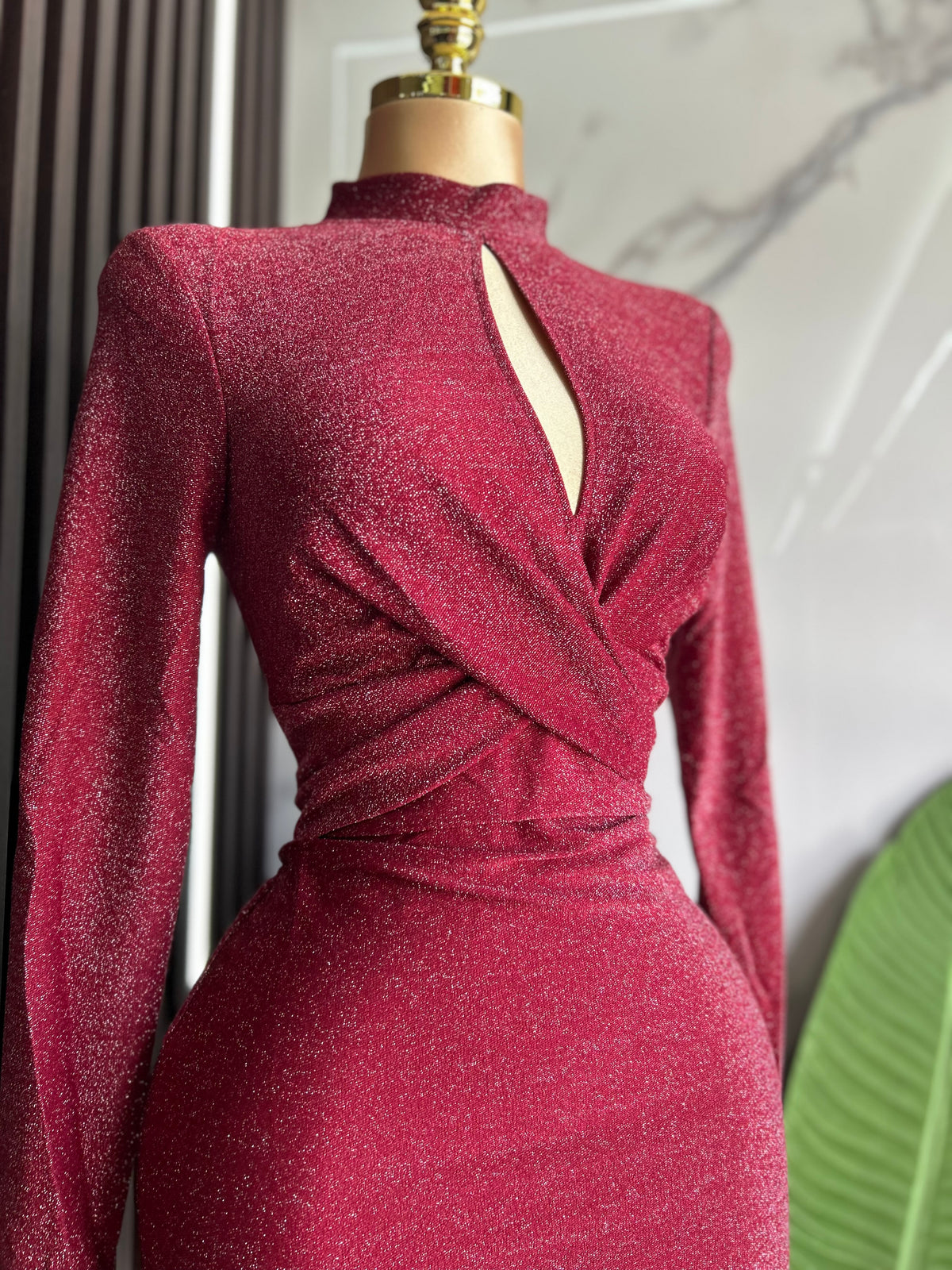 Vestido manga larga