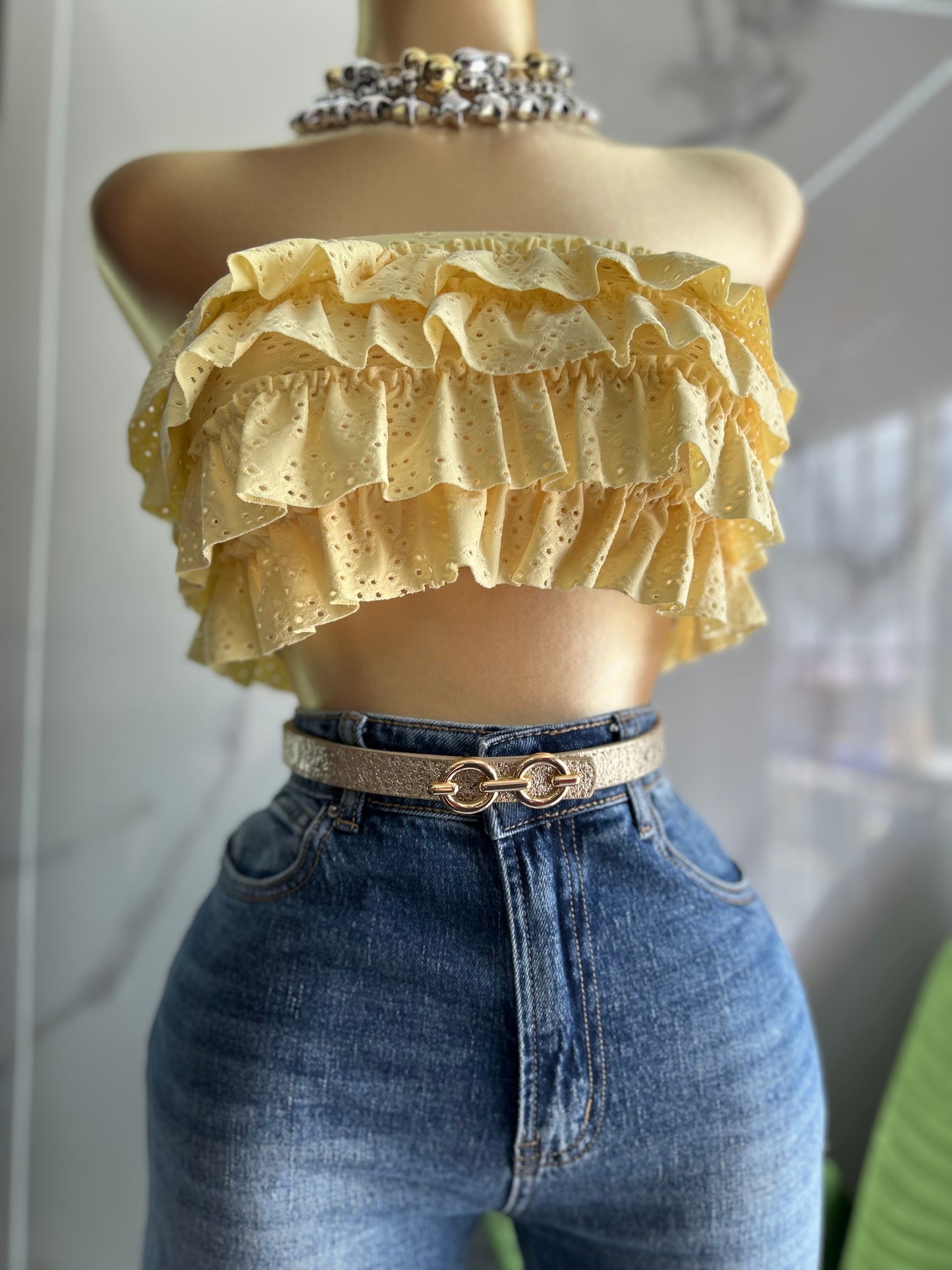 Oval Crop Top