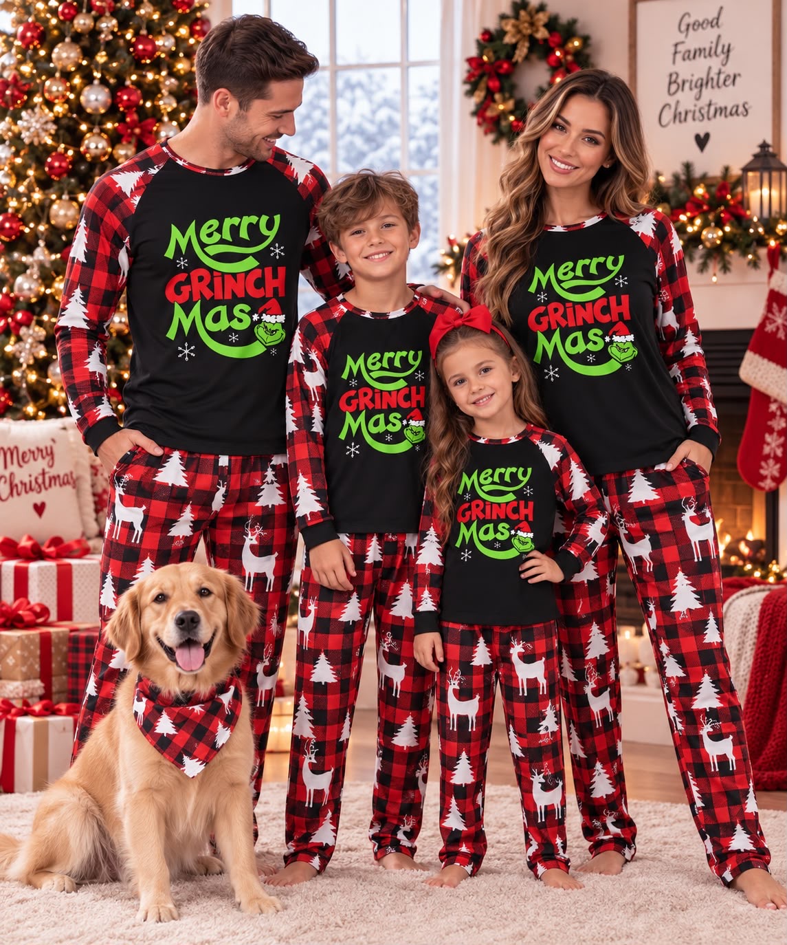 Pijamas Merry Grinch Mas