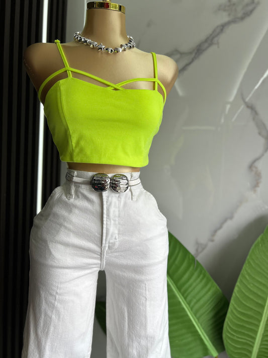 Neón Crop Top