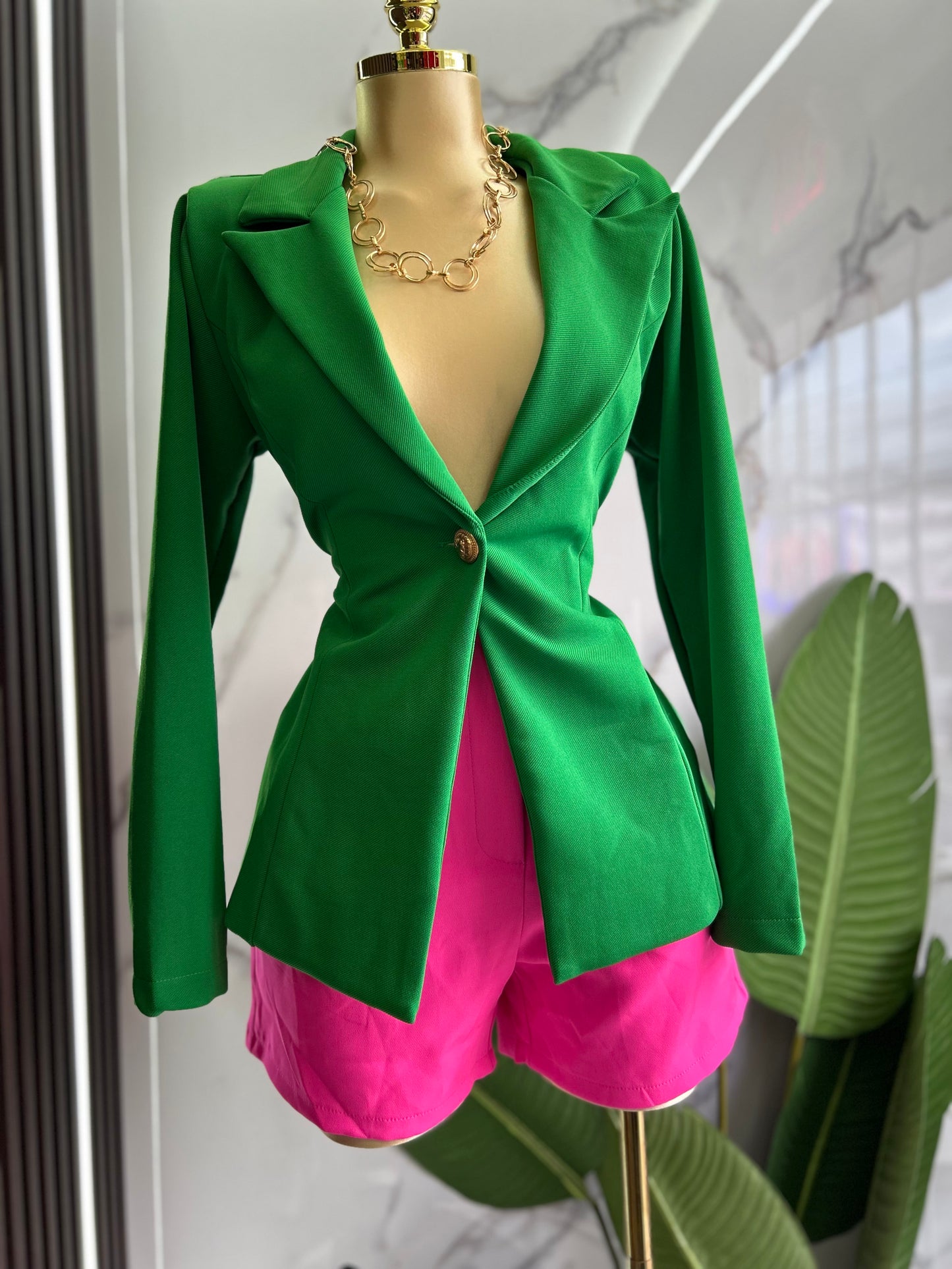 Green Blazer