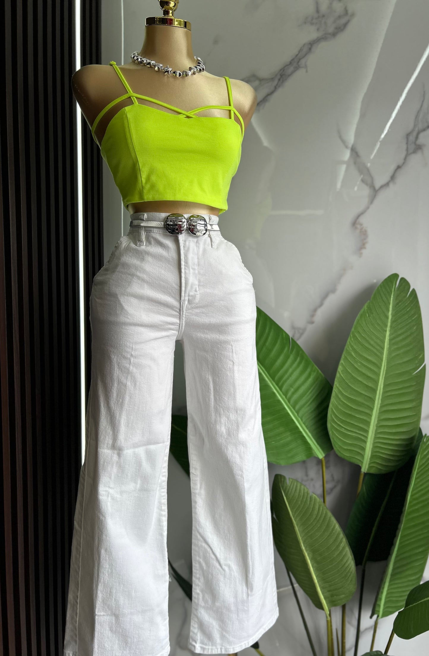 Neón Crop Top