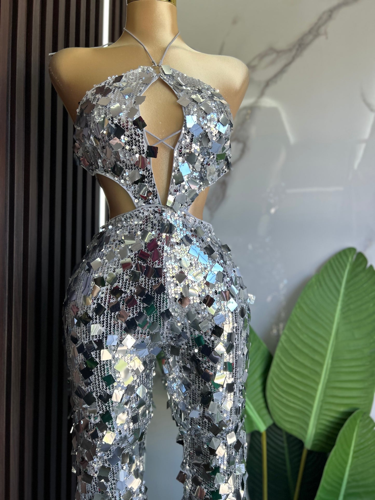 Silver Jumpsuit