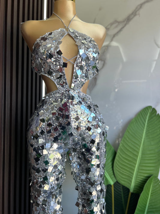 Silver Jumpsuit