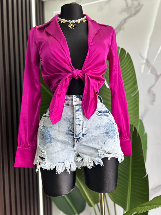 Magenta Bodysuit