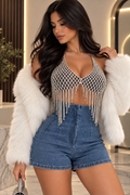 Mely Rhinestone Top