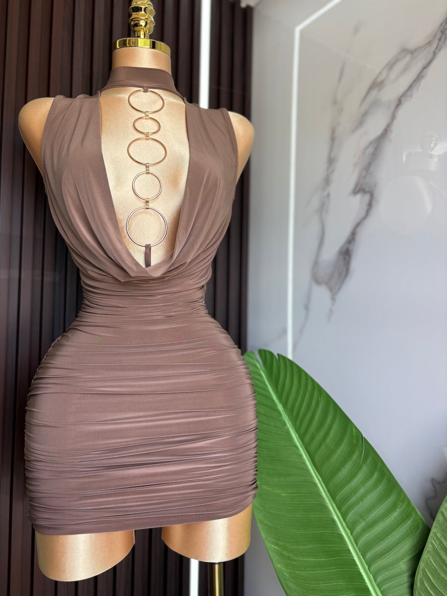 Beige Dress