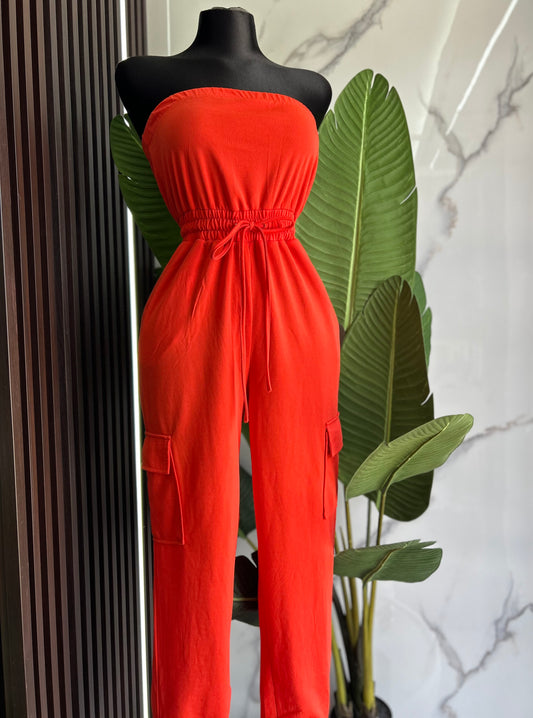 Strapless Jumpsuit