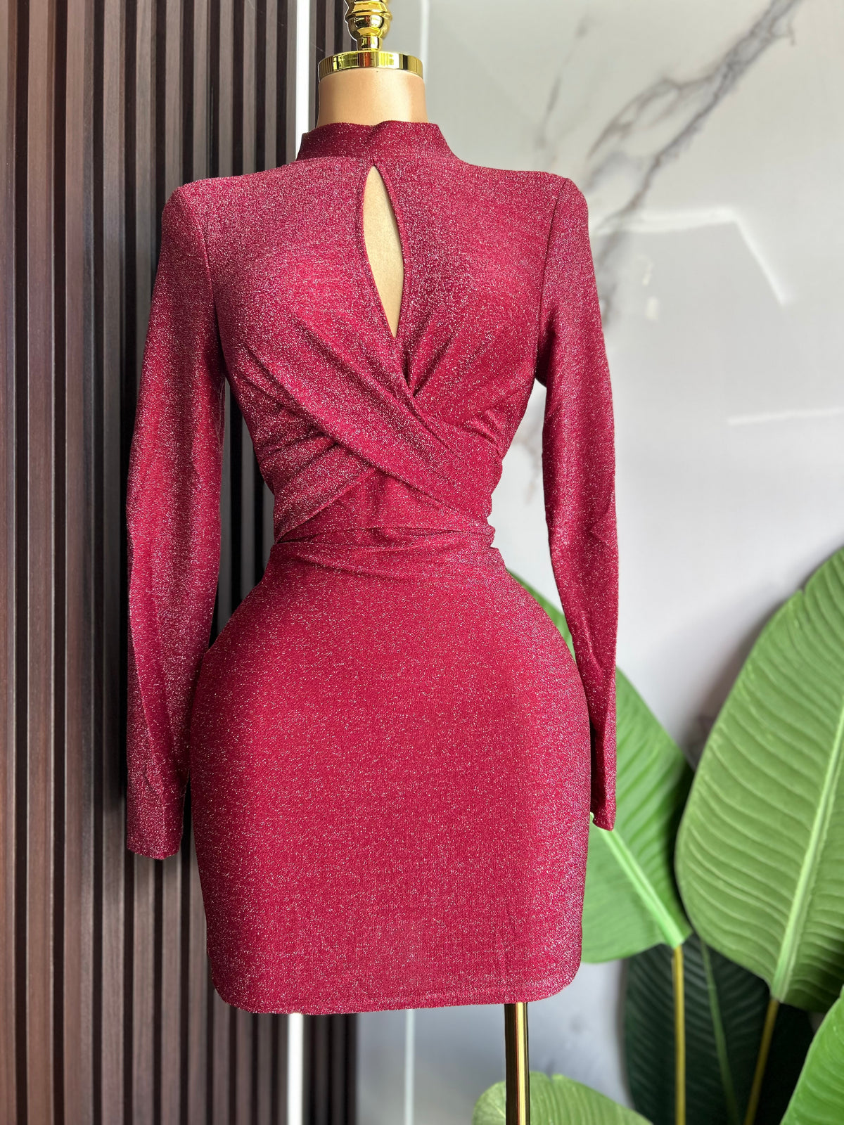 Vestido manga larga