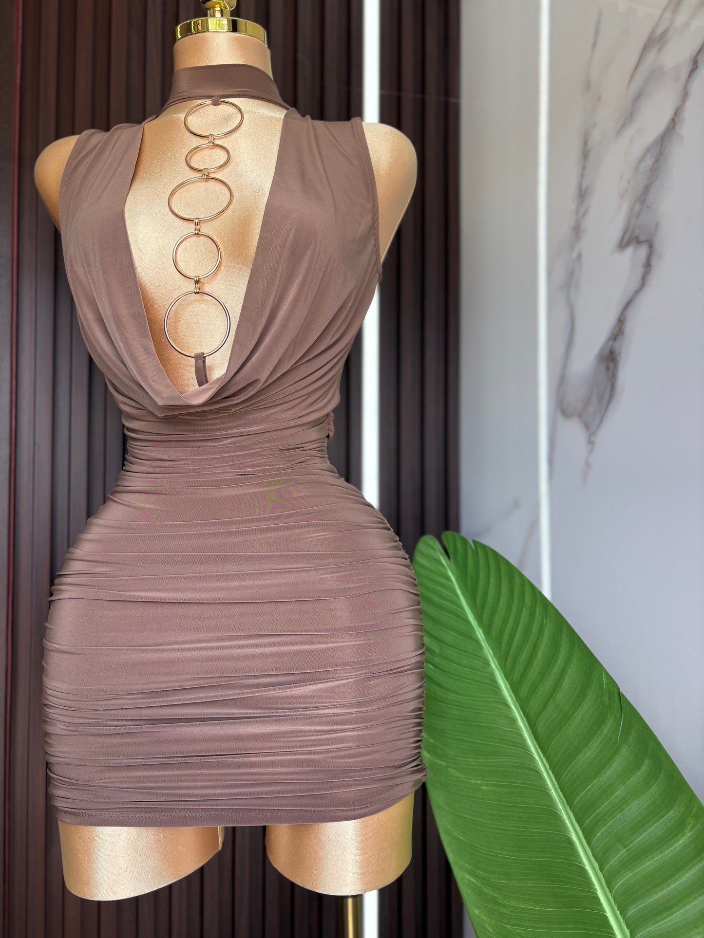 Beige Dress