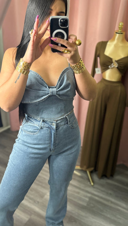 Coquette Denim Set