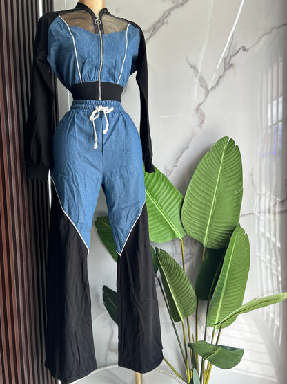Double Tone Denim Set