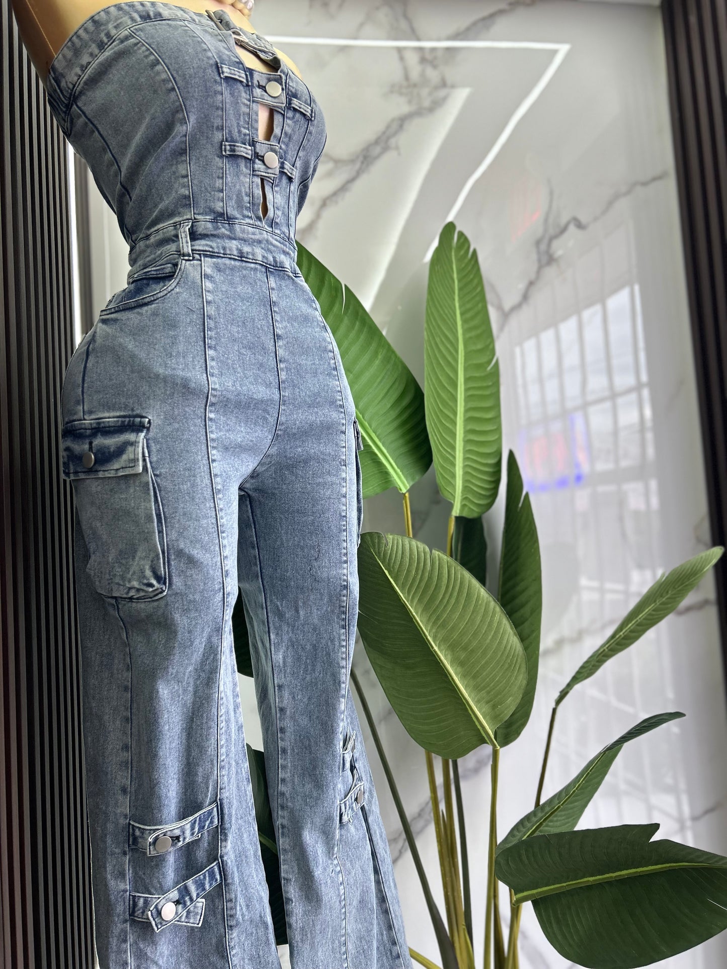 Denim Jumpsuit