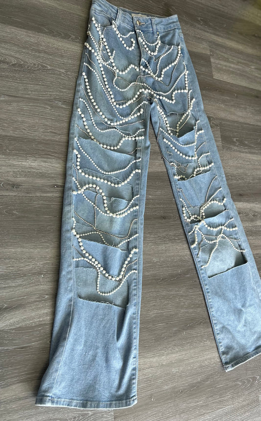 Pearls Jeans