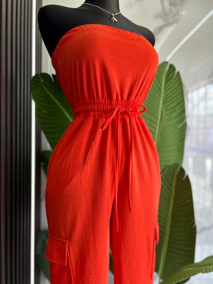 Strapless Jumpsuit