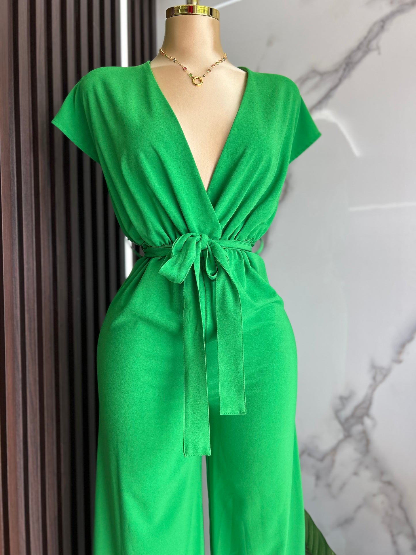 Green Jumpsuit