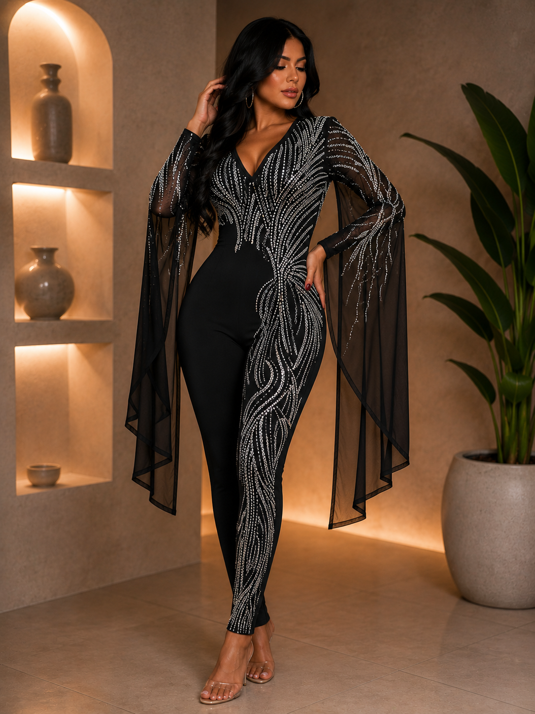 Thai Jumpsuit Elegant