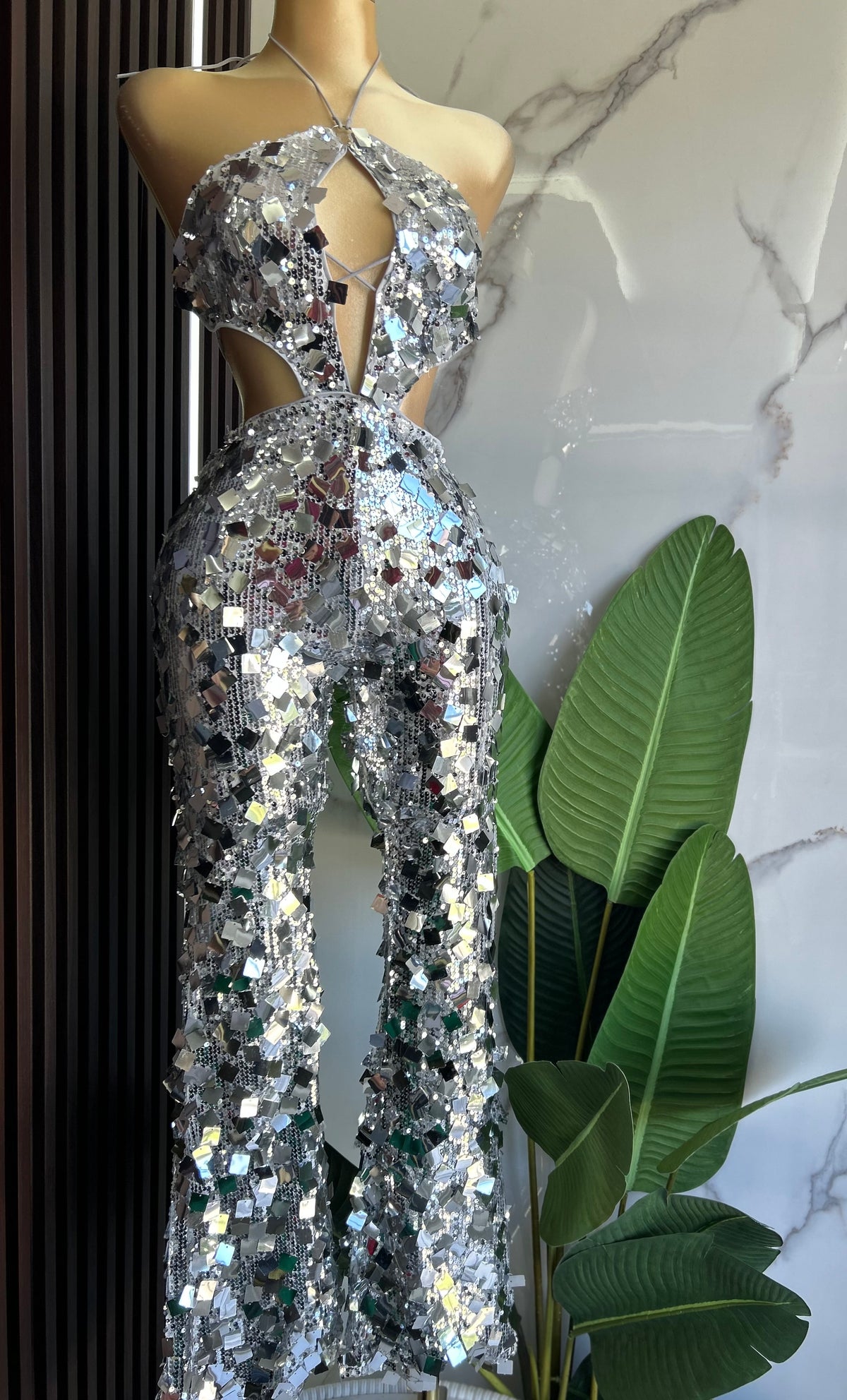 Silver Jumpsuit