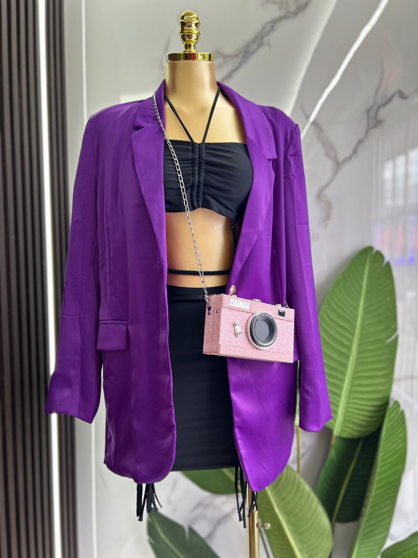 Purple Blazer