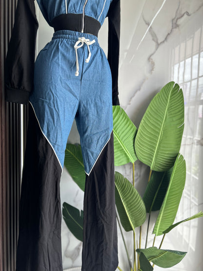 Double Tone Denim Set