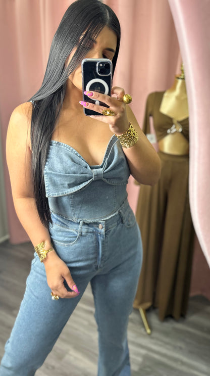 Coquette Denim Set