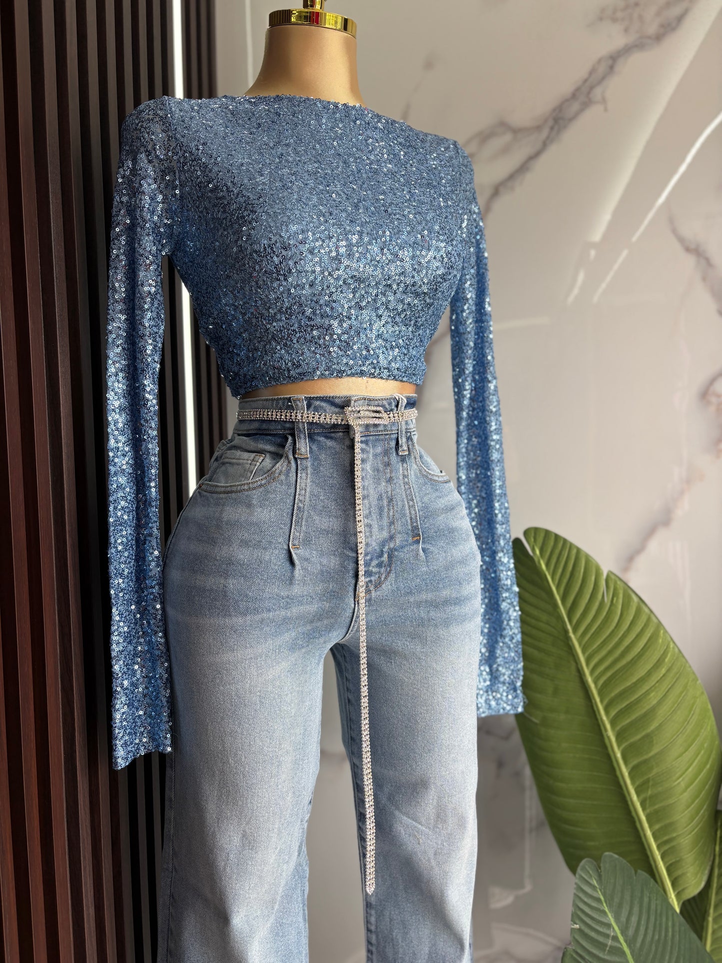 Baby Blue Top