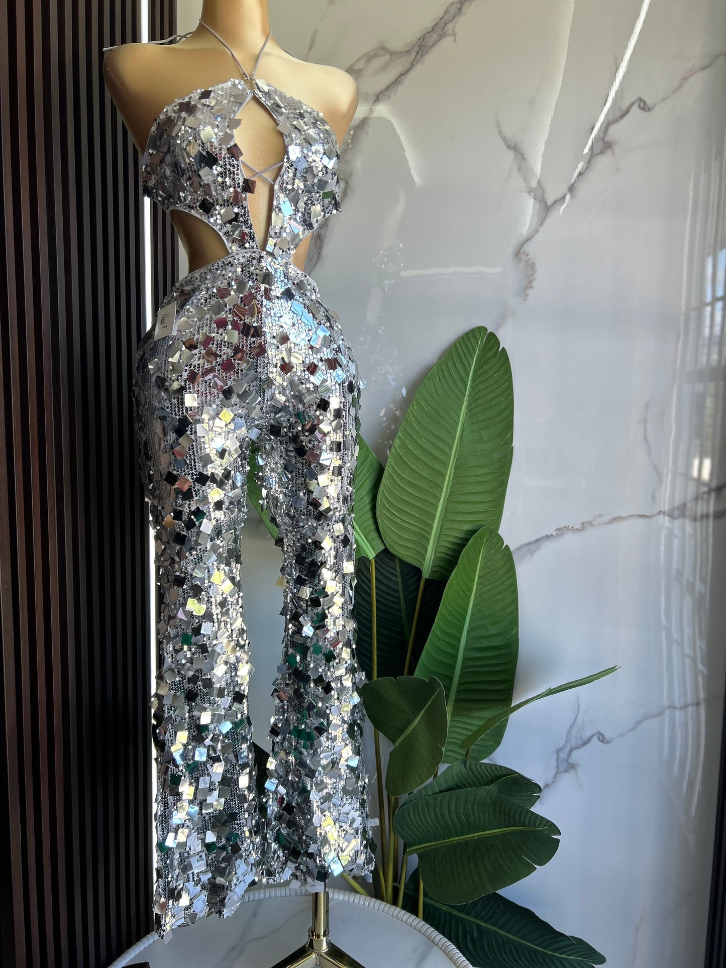 Silver Jumpsuit