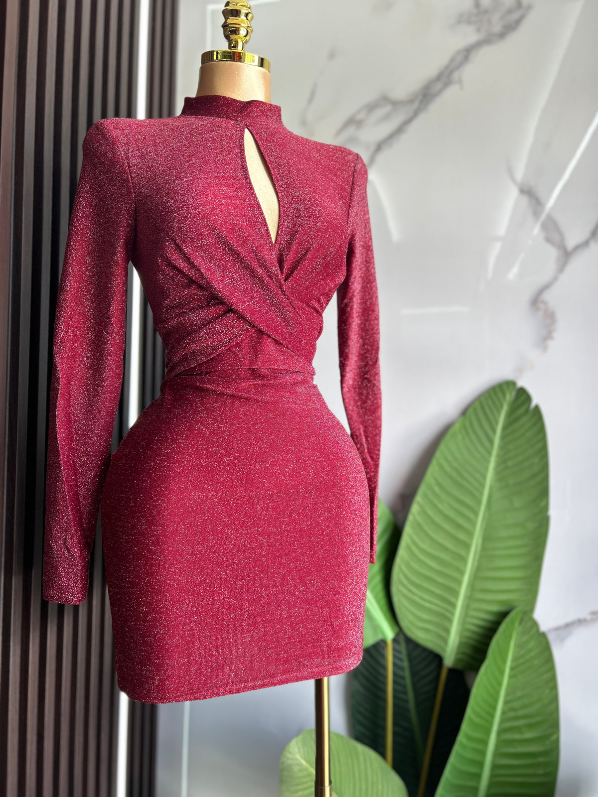 Vestido manga larga