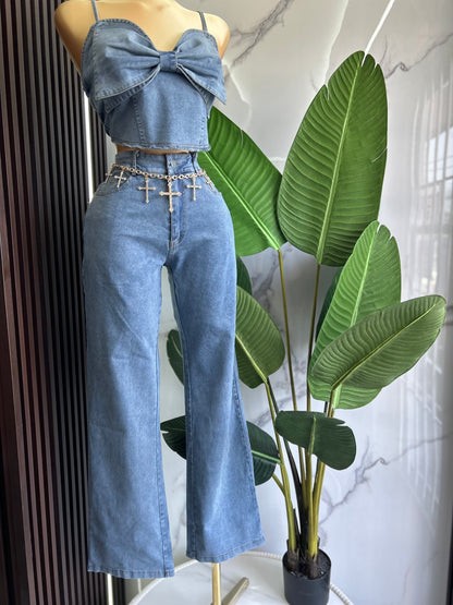 Coquette Denim Set