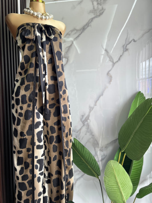 Animal Print Jumpsuit